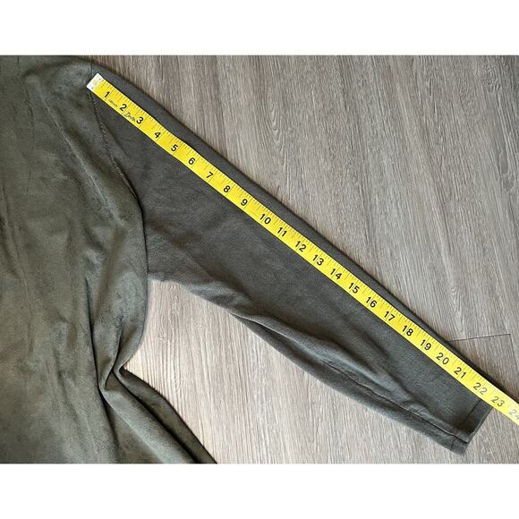 INC International Concepts Green Fringe Open Front Cardigan Jacket Plus Size 1X - Picture 5 of 5